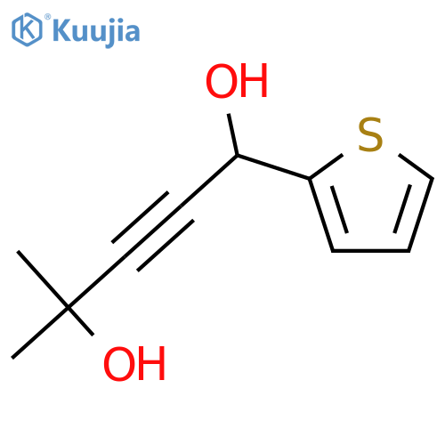 4-Methyl-1-(2-thienyl)-2-pentyne-1,4-diol structure