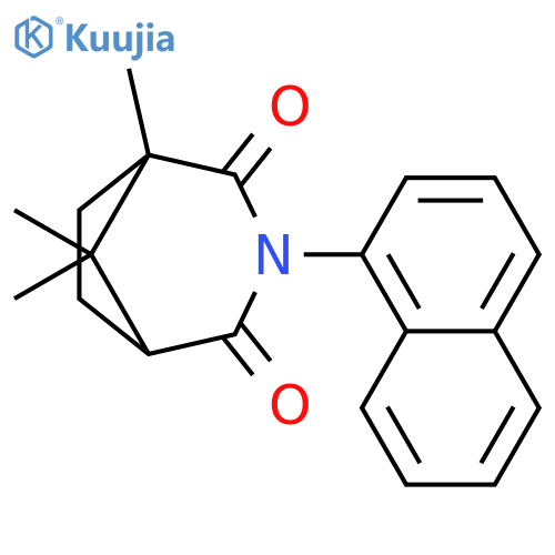 1,8,8-trimethyl-3-(naphthalen-1-yl)-3-azabicyclo3.2.1octane-2,4-dione structure