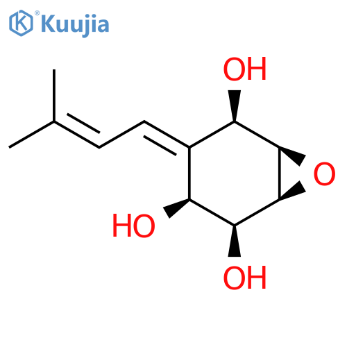 (1S,6R)-4-[(E)-3-Methyl-2-butenylidene]-7-oxabicyclo[4.1.0]heptane-2β,3β,5β-triol structure