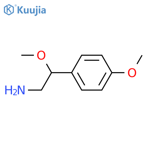 2-Methoxy-2-(4-methoxy-phenyl)-ethylamine structure