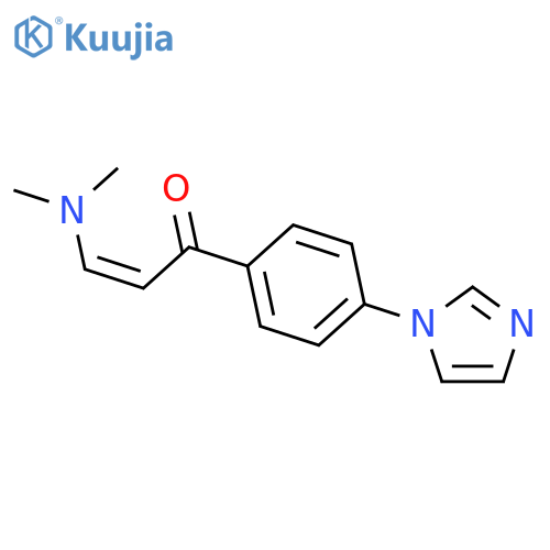 3-(Dimethylamino)-1-4-(1H-imidazol-1-yl)phenyl-2-propen-1-one structure