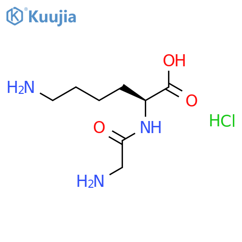 H-Gly-Lys-Oh-Hydrochloric Acid Salt structure