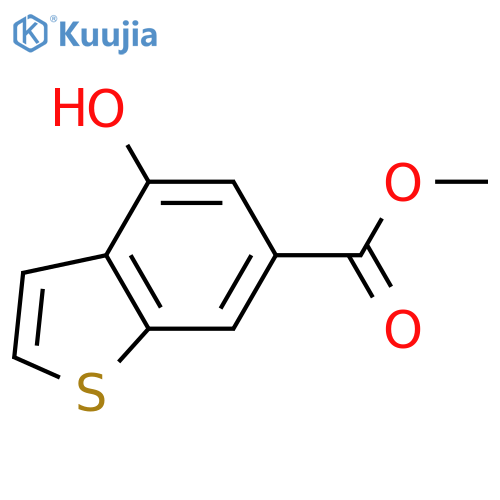 methyl 4-hydroxy-1-benzothiophene-6-carboxylate structure