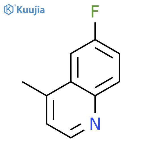 6-Fluoro-4-methylquinoline structure
