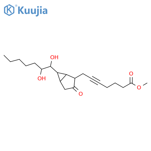5-Heptynoic acid, 7-[6-(1,2-dihydroxyheptyl)-3-oxobicyclo[3.1.0]hex-2-yl]-, methyl ester structure