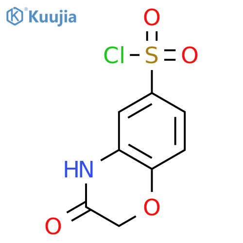 3-Oxo-3,4-dihydro-2h-1,4-benzoxazine-6-sulfonyl Chloride structure