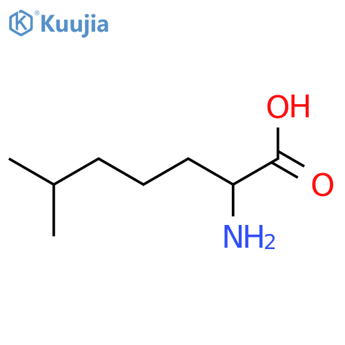 (2S)-2-amino-6-methylheptanoic acid structure