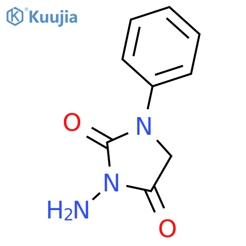 2,4-Imidazolidinedione, 3-amino-1-phenyl- structure