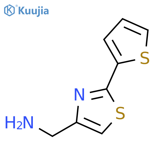 (2-(Thiophen-2-yl)thiazol-4-yl)methanamine structure