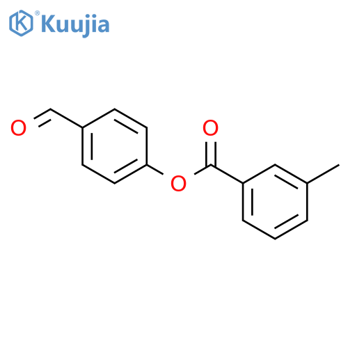 4-Formylphenyl 3-methylbenzoate structure