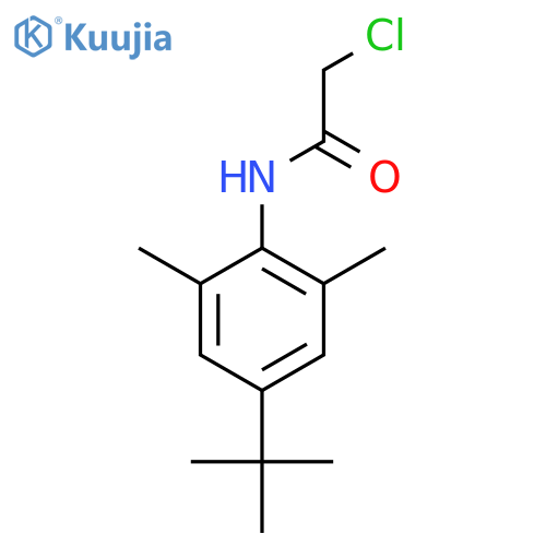 N-(4-tert-butyl-2,6-dimethylphenyl)-2-chloroacetamide structure