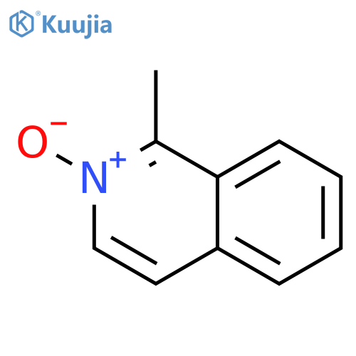 Isoquinoline, 1-methyl-, 2-oxide structure
