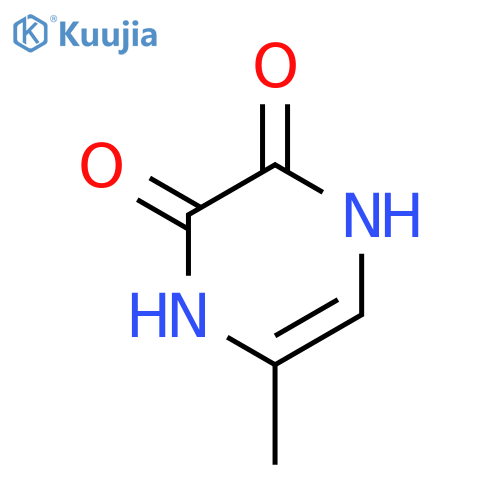 2,3-Pyrazinedione, 1,4-dihydro-5-methyl- structure