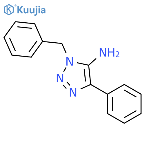 1-Benzyl-4-phenyl-1H-1,2,3-triazol-5-amine structure