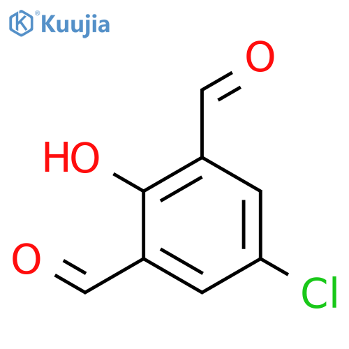 5-Chloro-2-hydroxyisophthalaldehyde structure