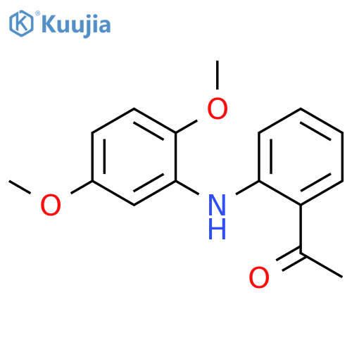 Ethanone, 1-[2-[(2,5-dimethoxyphenyl)amino]phenyl]- structure