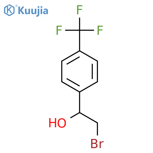 2-Bromo-1-(4-(trifluoromethyl)phenyl)ethanol structure