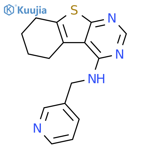 N-(pyridin-3-yl)methyl-8-thia-4,6-diazatricyclo7.4.0.0^{2,7}trideca-1(9),2(7),3,5-tetraen-3-amine structure