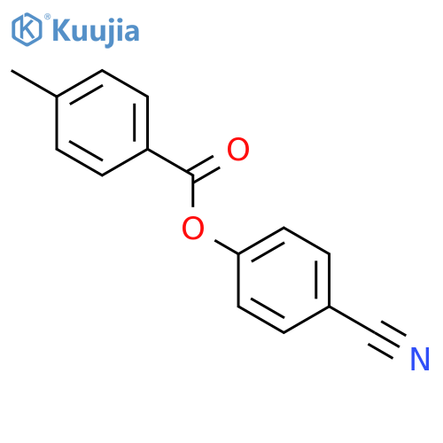 4-Cyanophenyl 4-methylbenzoate structure