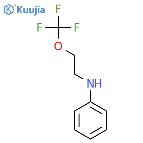 N-[2-(trifluoromethoxy)ethyl]aniline structure