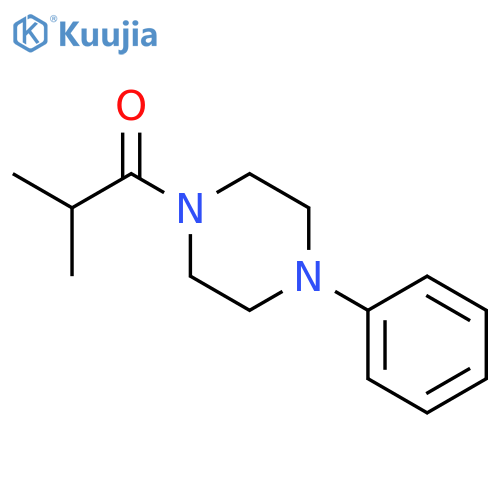 1-isobutyryl-4-phenylpiperazine structure