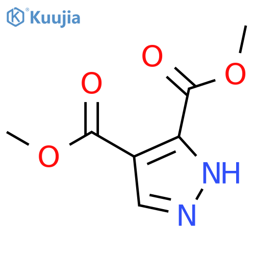 4,5-dimethyl 1H-pyrazole-4,5-dicarboxylate structure