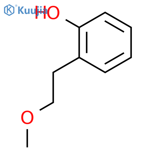 2-(2-Methoxyethyl)phenol structure