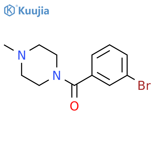 1-Bromo-3-(4-methylpiperazinocarbonyl)benzene structure