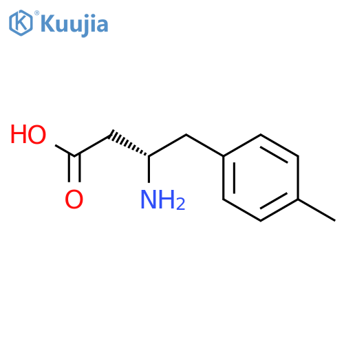 (S)-3-Amino-4-(4-methylphenyl)butanoic acid, hydrochloride structure