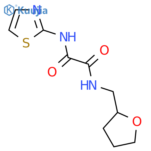 N'-(oxolan-2-yl)methyl-N-(1,3-thiazol-2-yl)ethanediamide structure
