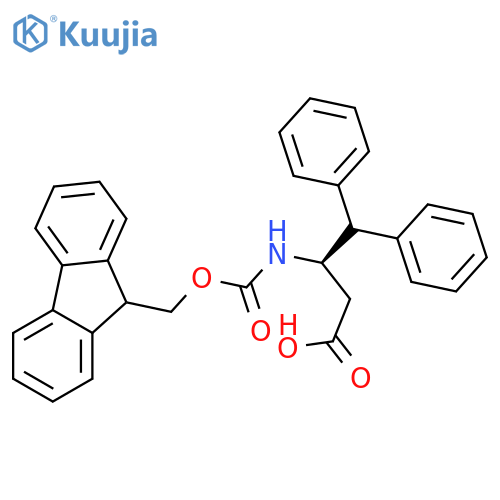 Fmoc-S-3-amino-4,4-diphenyl-butyric acid structure