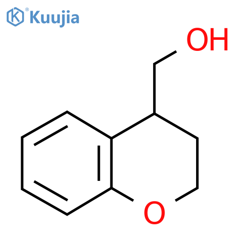 3,4-dihydro-2H-1-benzopyran-4-ylmethanol structure
