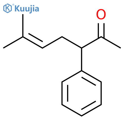 5-Hepten-2-one, 6-methyl-3-phenyl- structure