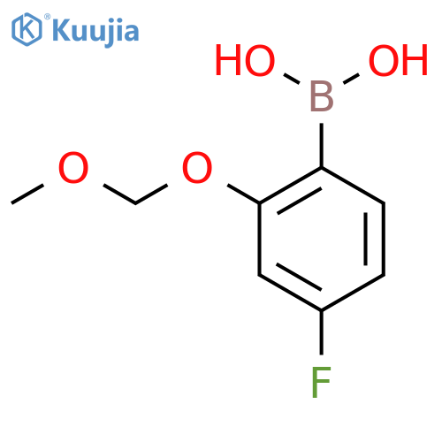 4-Fluoro-2-(methoxymethoxy)phenylboronic acid structure