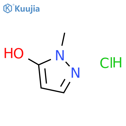 1-Methyl-1H-pyrazol-5-ol hydrochloride structure
