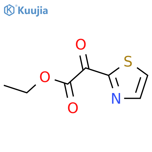 Ethyl 2-oxo-2-(thiazol-2-yl)acetate structure