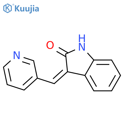 2H-Indol-2-one,1,3-dihydro-3-(3-pyridinylmethylene)- structure