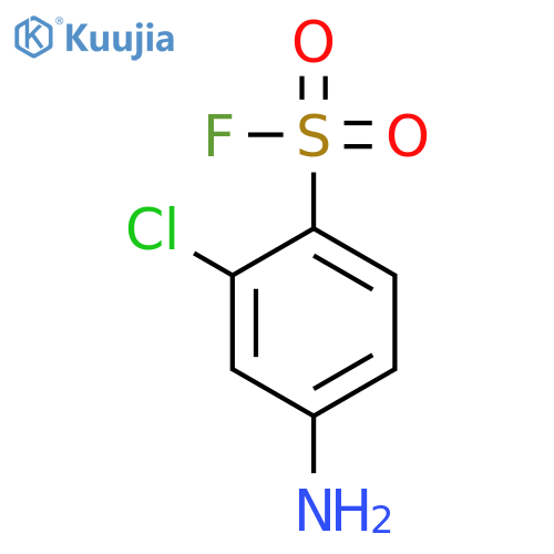 4-amino-2-chlorobenzene-1-sulfonyl fluoride structure