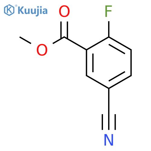 methyl 5-cyano-2-fluorobenzoate structure