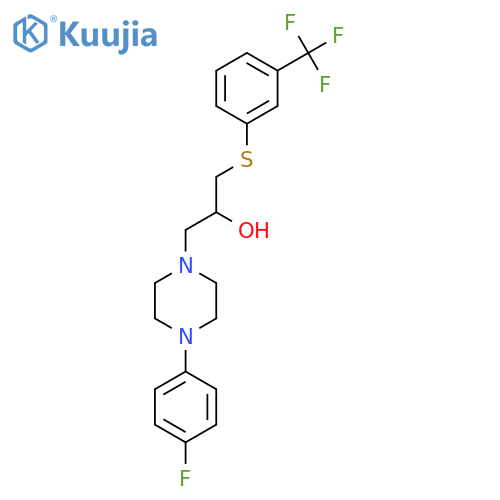 1-[4-(4-FLUOROPHENYL)PIPERAZINO]-3-([3-(TRIFLUOROMETHYL)PHENYL]SULFANYL)-2-PROPANOL structure