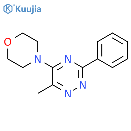 6-METHYL-5-MORPHOLINO-3-PHENYL-1,2,4-TRIAZINE structure