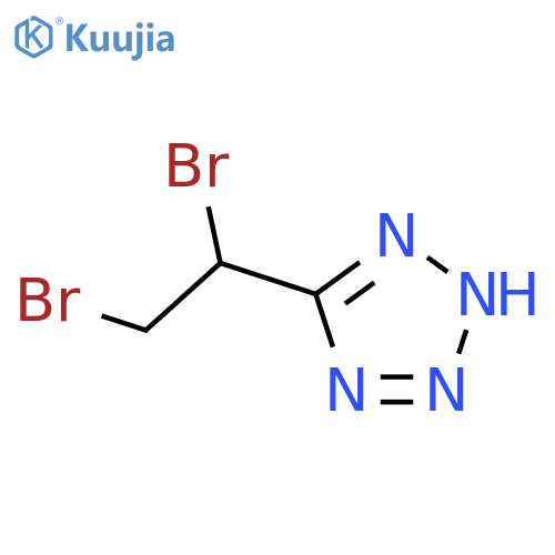 5-(1,2-dibromoethyl)-1H-tetrazole structure
