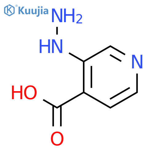 3-hydrazinylpyridine-4-carboxylic acid structure
