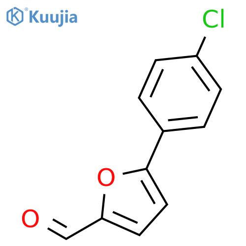 5-(4-Chlorophenyl)furan-2-carbaldehyde structure