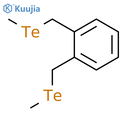 Benzene, 1,2-bis[(methyltelluro)methyl]- structure