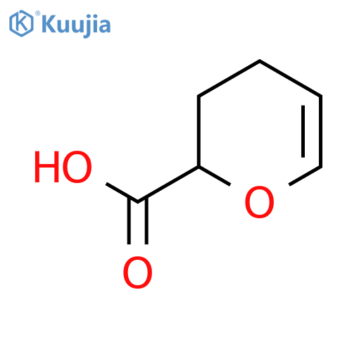 3,4-dihydro-2H-pyran-2-carboxylic acid structure