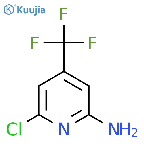 6-Chloro-4-(trifluoromethyl)pyridin-2-amine structure