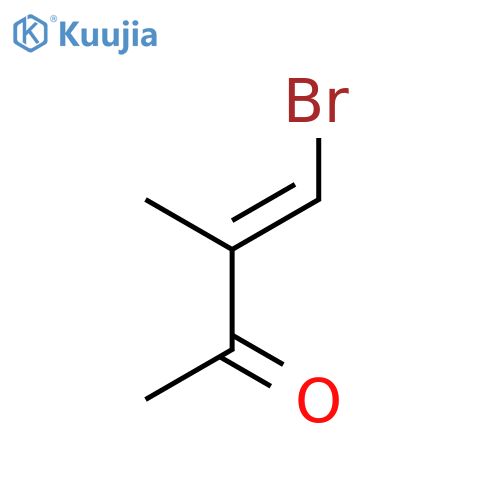 3-Buten-2-one, 4-bromo-3-methyl-, (3E)- structure