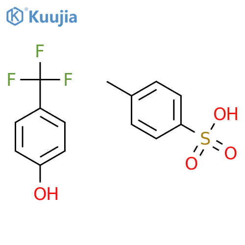 Phenol, 4-(trifluoromethyl)-, 4-methylbenzenesulfonate structure