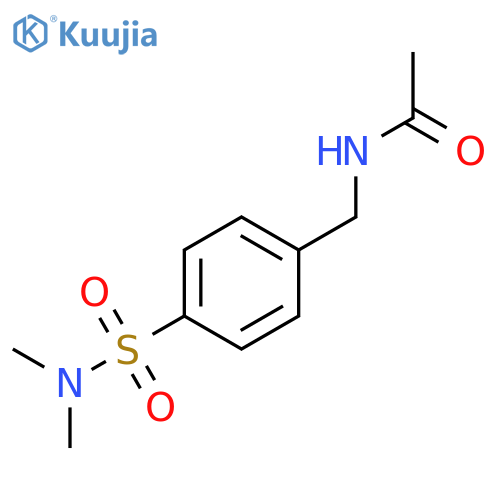 N-{4-(Dimethylamino)sulfonylbenzyl}acetamide structure